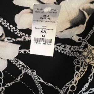 Black pencil skirt from White House Black Market. New with tags.